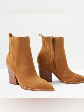 NIB Marc Fisher Mariel Genuine Suede Leather Boots Size 7.5